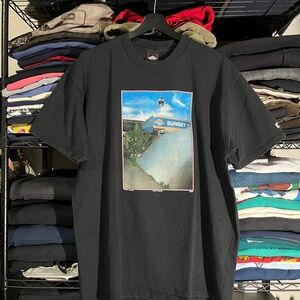 Black Skateboard Graphic Tee